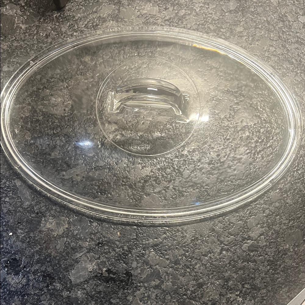 Pyrex Replacement Lid L-32-C 12” Clear Glass Oval Lid